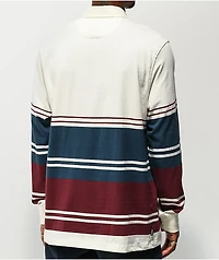 Primitive Paxton White Long Sleeve Polo Shirt