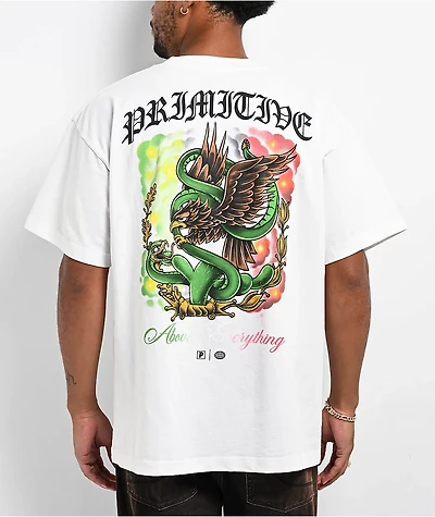 Primitive Por Vida White T-Shirt