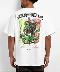 Primitive Por Vida White T-Shirt