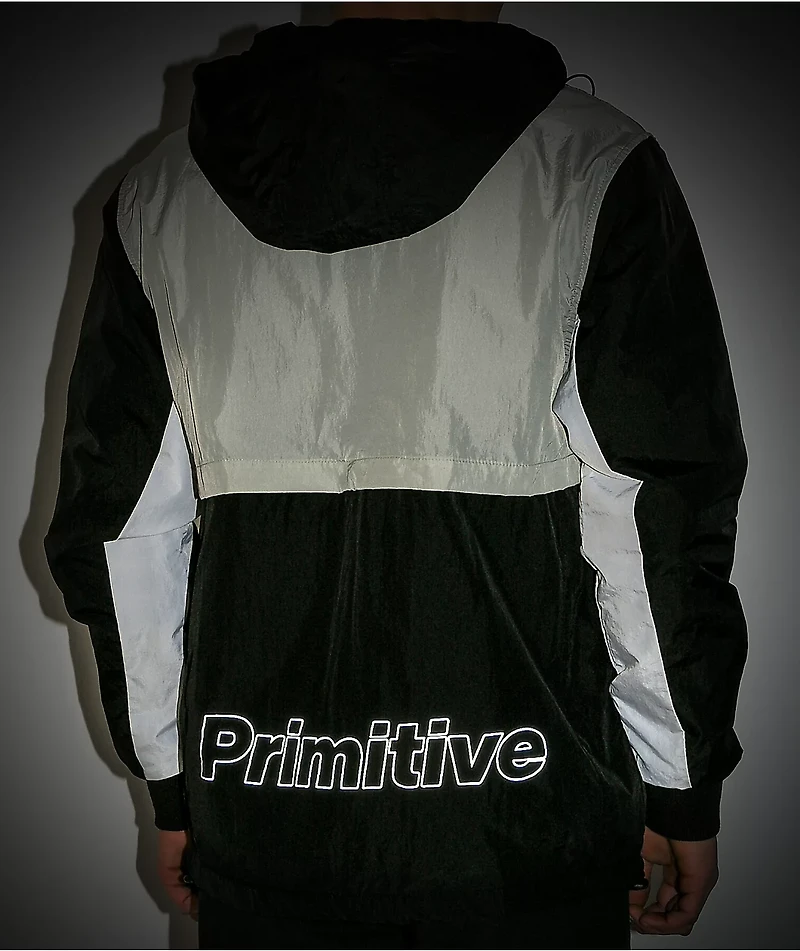 Primitive Prime Black, Grey & White Anorak Jacket