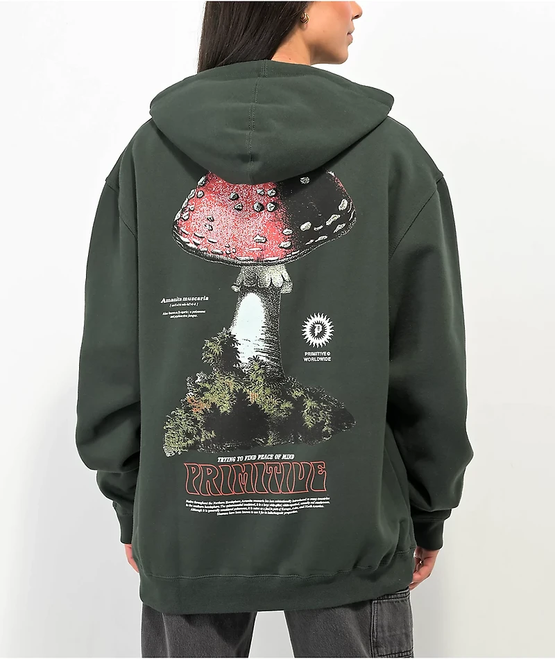 Primitive Red Cap Green Hoodie