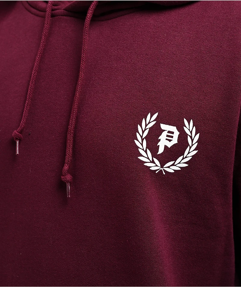 Primitive Redemption Maroon Hoodie