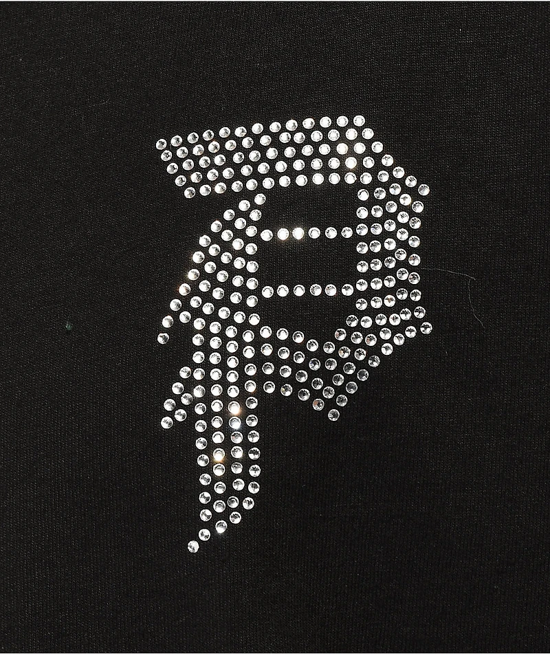 Primitive Rhinestone Dirty P Black T-Shirt