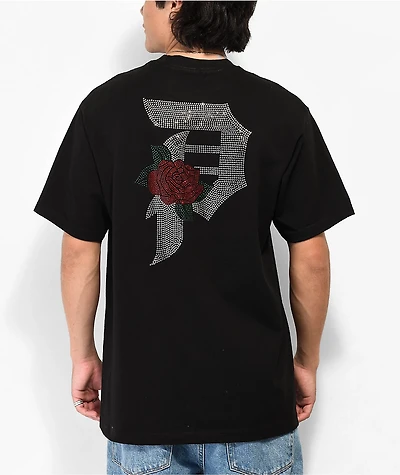 Primitive Rhinestone Dirty P Black T-Shirt