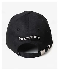 Primitive Rogue Black Strapback Hat