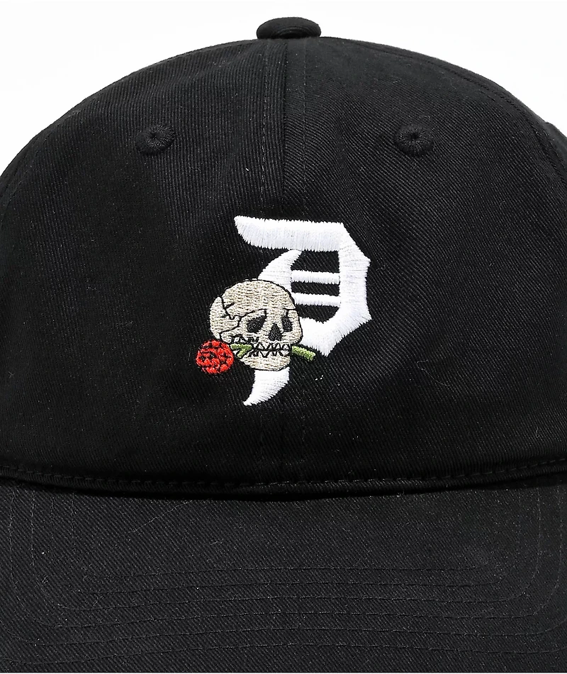 Primitive Rogue Black Strapback Hat