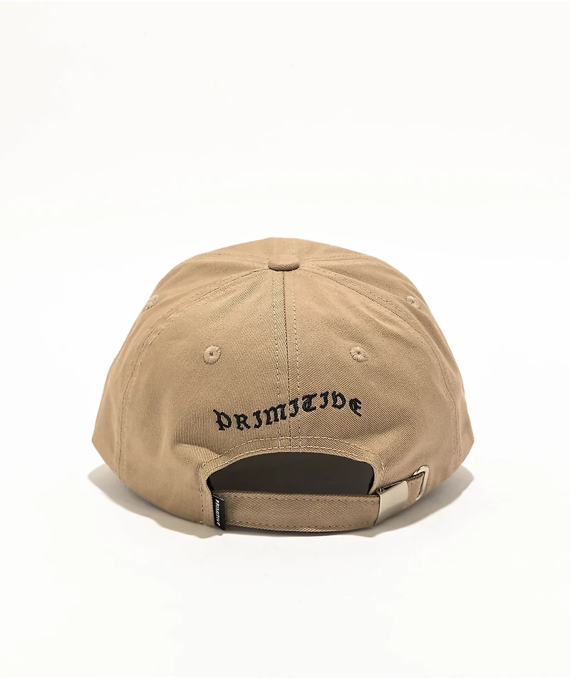 Primitive Rogue Khaki Strapback Hat