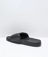 Primitive Rosebud Black Slide Sandals