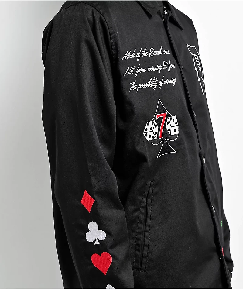 Primitive Royal Black Coaches Jacket