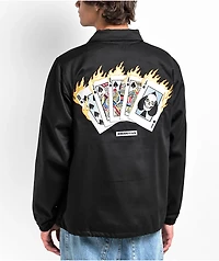 Primitive Royal Black Coaches Jacket