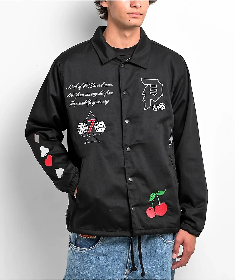 Primitive Royal Black Coaches Jacket