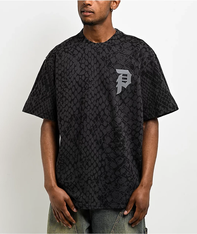 Primitive Scales Dirty P Black Heavyweight T-Shirt