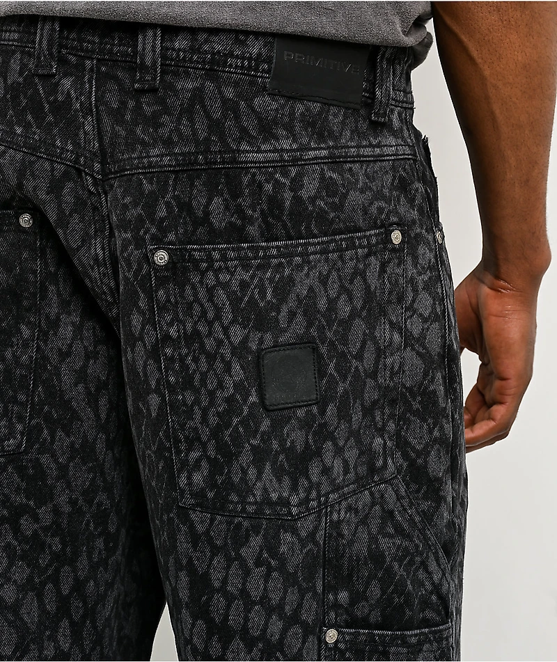 Primitive Scales Grey Carpenter Pants