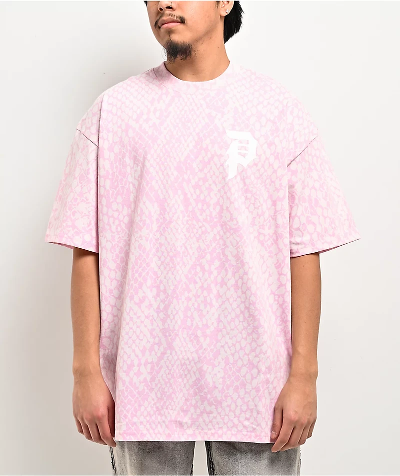 Primitive Scales Pink Heavyweight T-Shirt