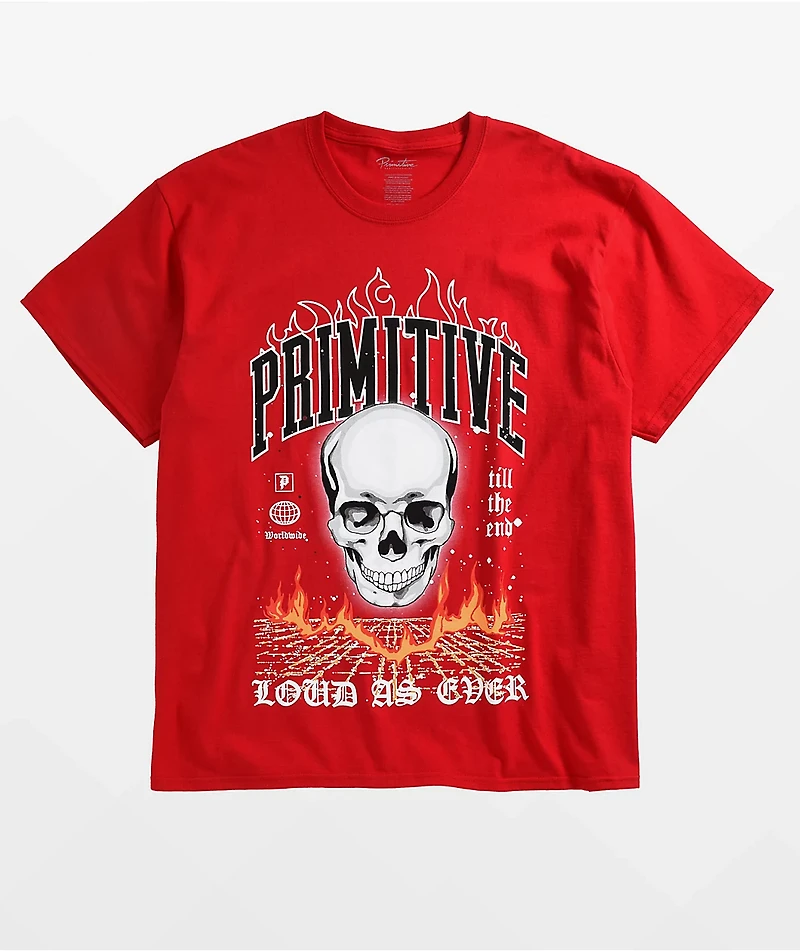 Primitive Scorcher Red T-Shirt
