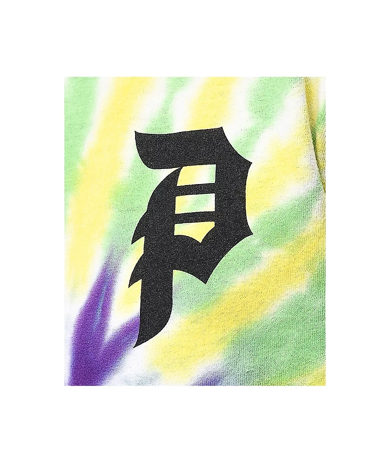 Primitive Shatter Rainbow Tie Dye T-Shirt