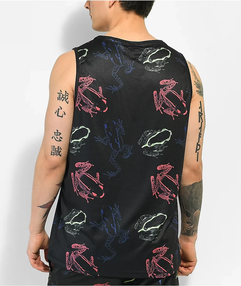 Primitive Sonora Frog Black Tank Top