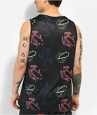 Primitive Sonora Frog Black Tank Top