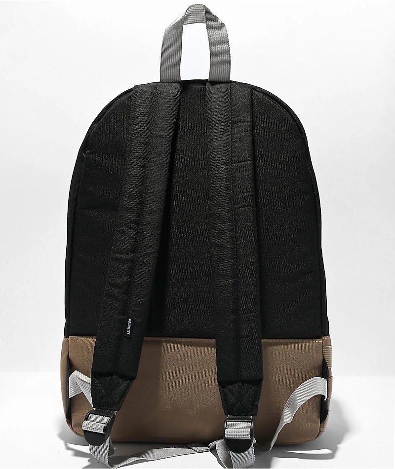 Primitive Summit Black & Brown Backpack