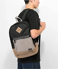 Primitive Summit Black & Brown Backpack
