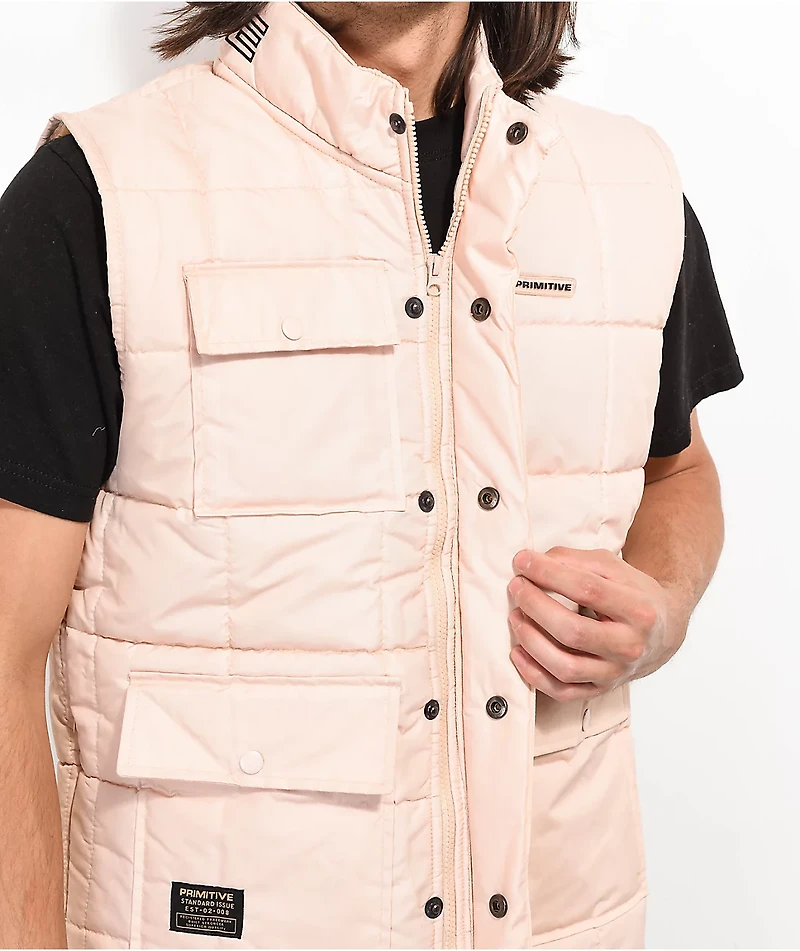 Primitive Taylor Beige Puffer Vest