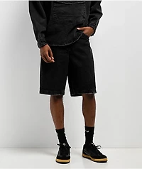 Primitive Temptation Black Wash Denim Shorts