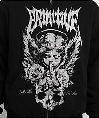 Primitive Thinker Black Zip Hoodie
