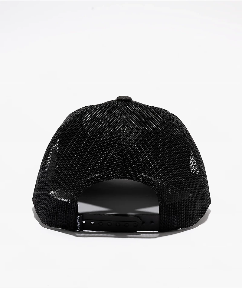 Primitive Threat Scale Black Trucker Hat