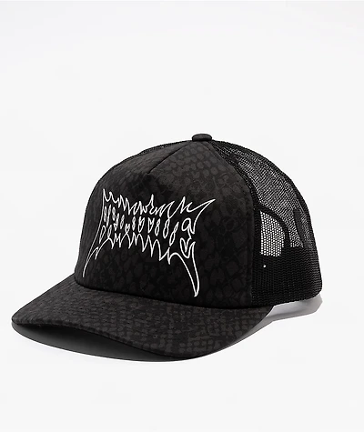 Primitive Threat Scale Black Trucker Hat