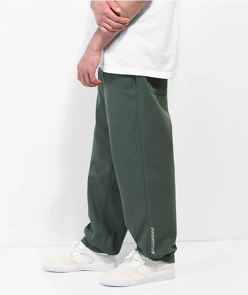 Primitive Tiago Green Denim Jeans
