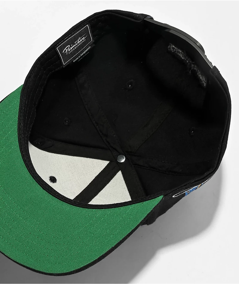Primitive Time Out Black Snapback Hat