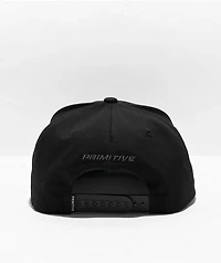 Primitive Time Out Black Snapback Hat