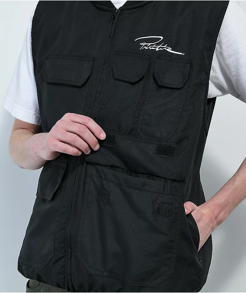Primitive Titan Black Hooded Vest