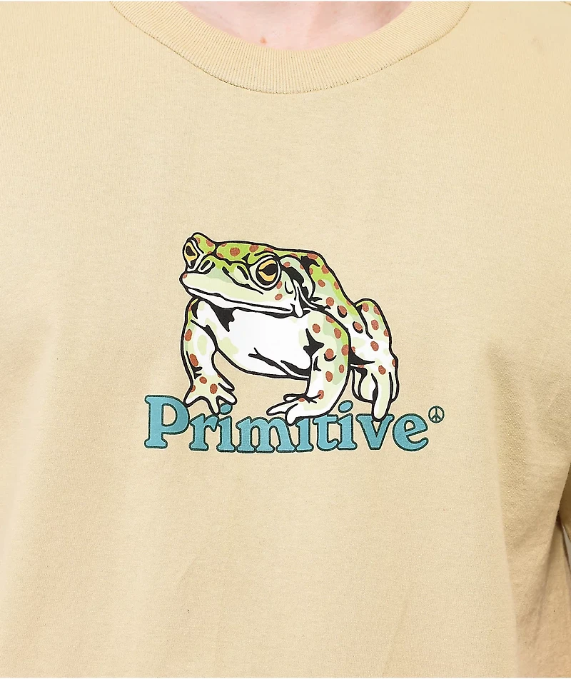 Primitive Toad Sand T-Shirt
