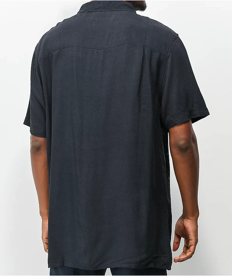 Primitive Trek Black Short Sleeve Button Up Shirt