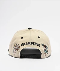 Primitive Triumph A Frame Cream & Black Snapback Hat