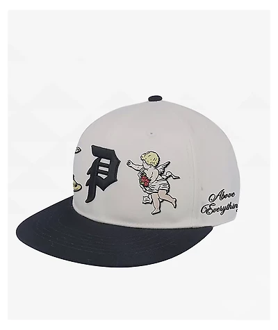 Primitive Triumph A Frame Cream & Black Snapback Hat