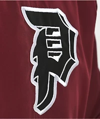 Primitive Two-fer Wine Hooded Varsity Jacket