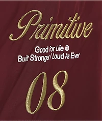 Primitive Two-fer Wine Hooded Varsity Jacket