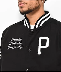 Primitive Union Black Varsity Jacket