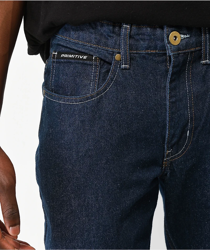 Primitive Union Dark Wash Denim Jeans