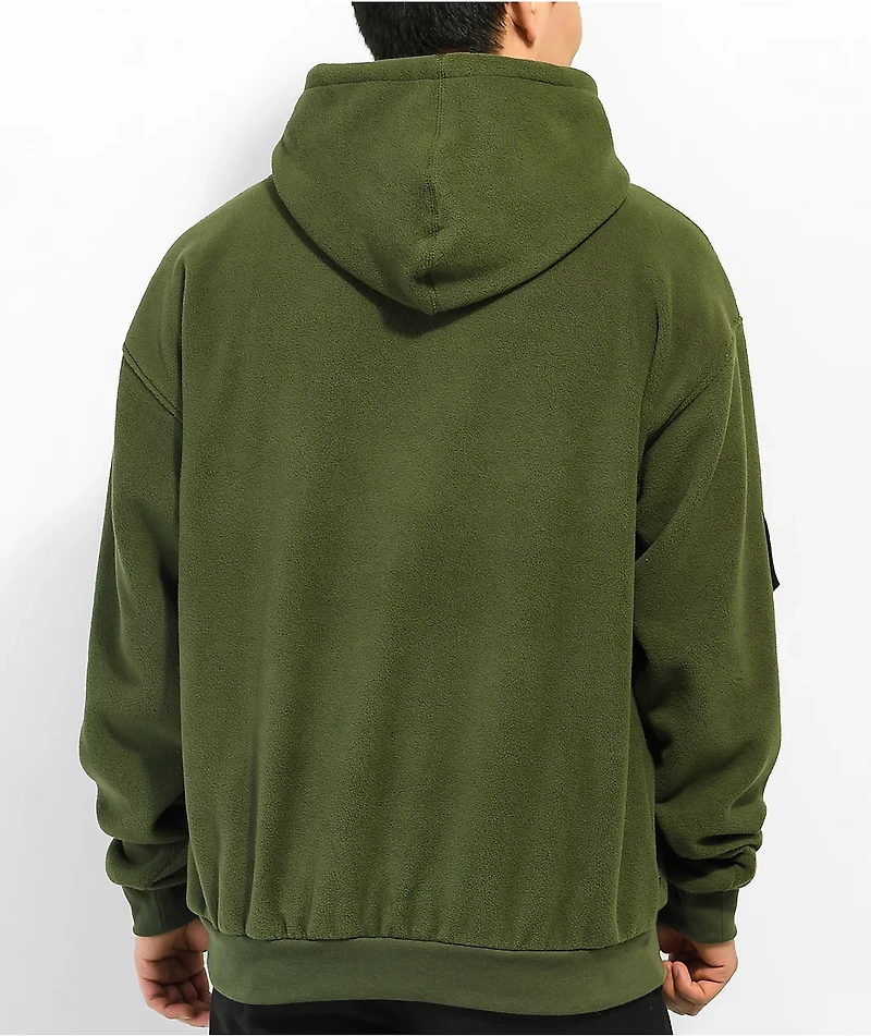 Primitive Vision Olive Fleece Hoodie