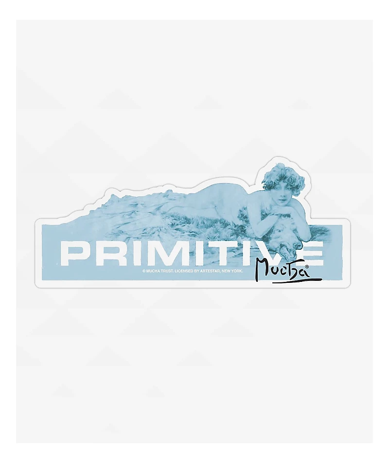 Primitive x Alphonse Mucha Box Sticker