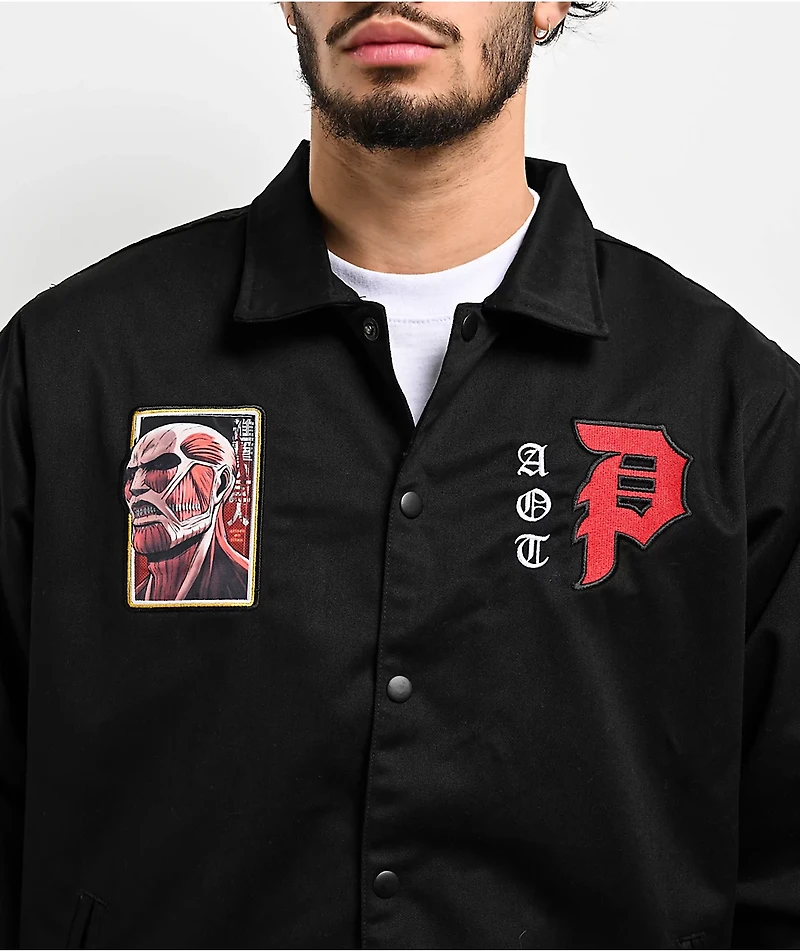 Primitive x Attack On Titan Black Jacket