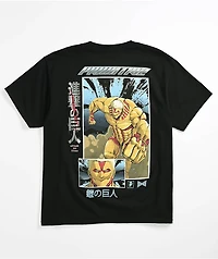 Primitive x Attack On Titan Kids Armored Black T-Shirt