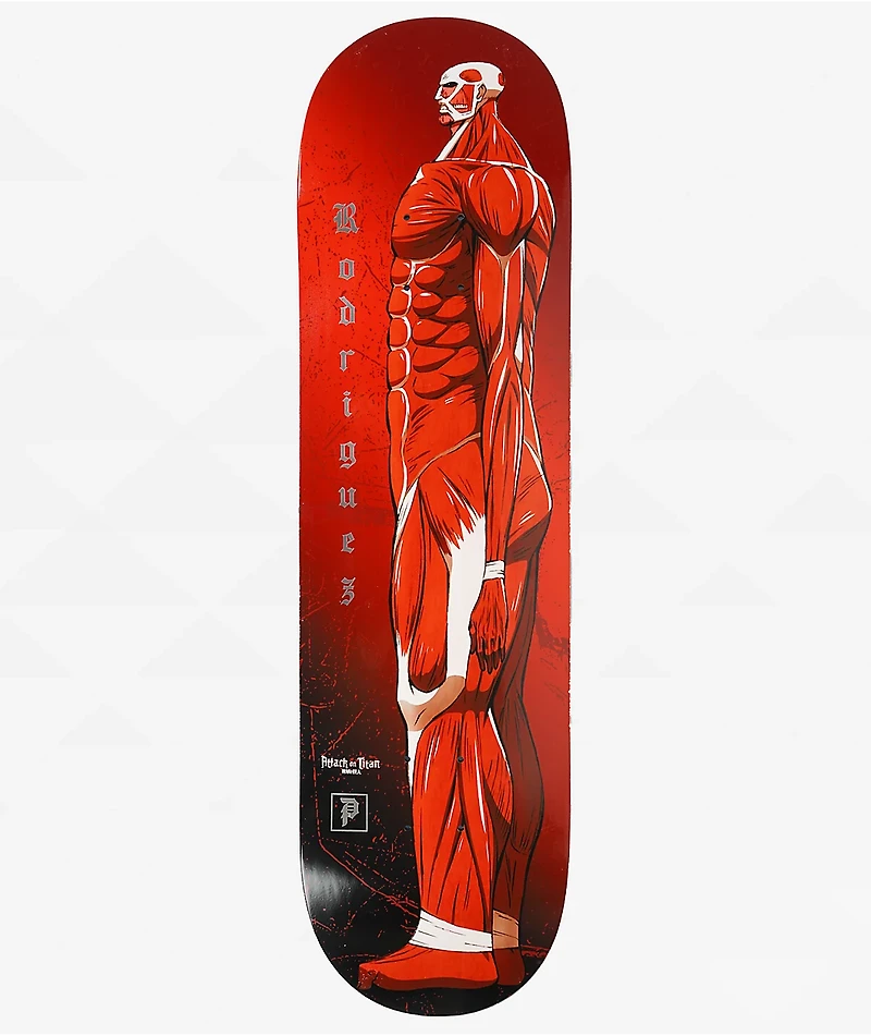Primitive x Attack On Titan Rodriguez Colossal 8.5" Skateboard Deck