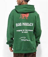 Primitive x Bob Marley Heartache Green Hoodie
