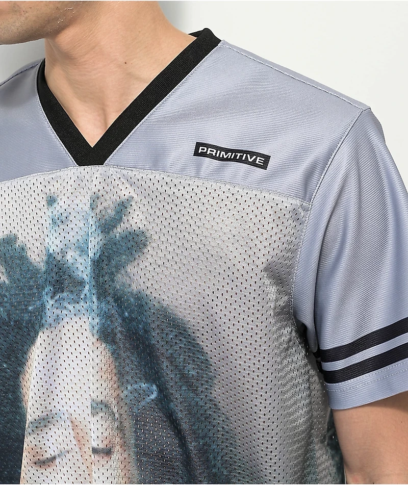 Primitive x Bob Marley Kaya Grey Mesh Jersey