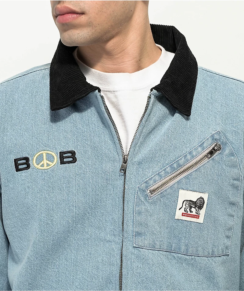 Primitive x Bob Marley Stand Up Denim Jacket