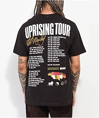 Primitive x Bob Marley Uprising Black T-Shirt